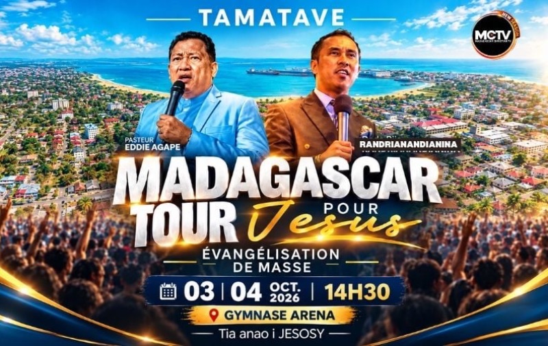 🔥 MADAGASCAR TOUR POUR JÉSUS – TOAMASINA 2026 🔥