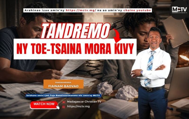 TANDREMO NY TOE-TSAINA MORA KIVY