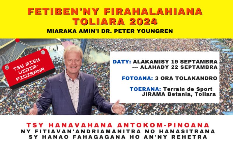 FETIBEN'NY FIRAHALAHIANA à TOLIARA 2024