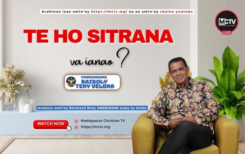 TE HO SITRANA VA IANAO ?