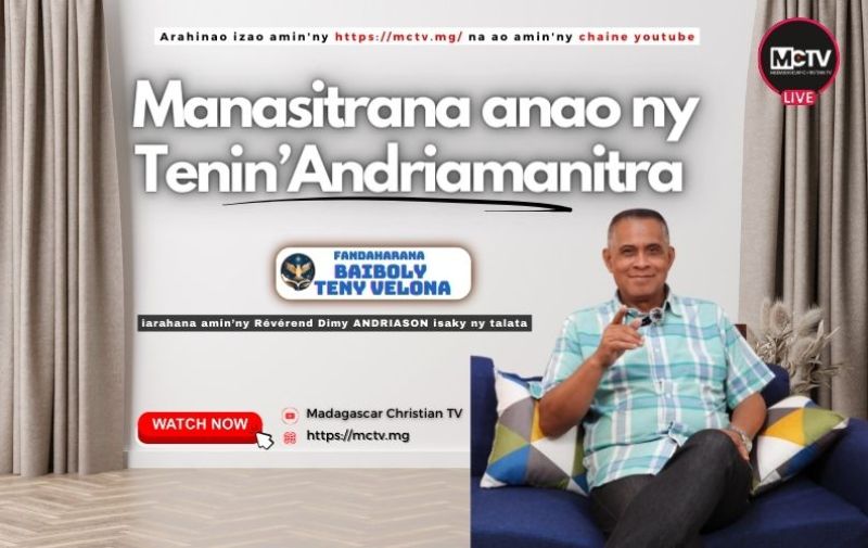 MANASITRANA ANAO NY TENIN'ANDRIAMANITRA